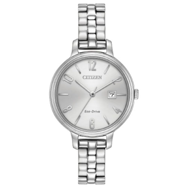 Citizen Chandler Eco Drive 31mm Stainless Steel Ladies Watch EW2440-53A