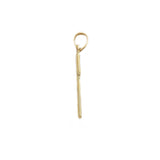 9ct Gold Cross Necklace 18"
