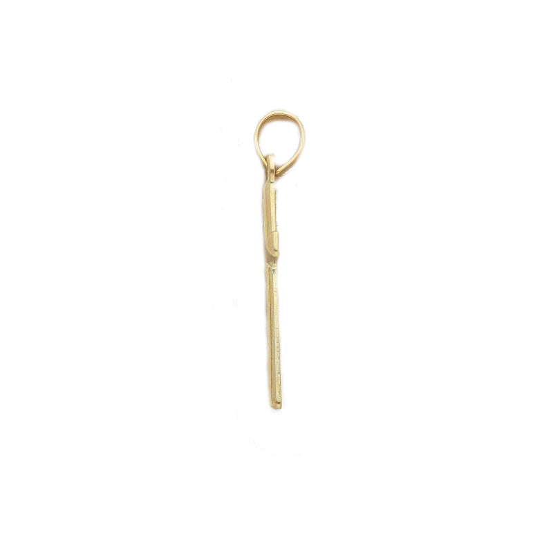 9ct Gold Cross Necklace 18"