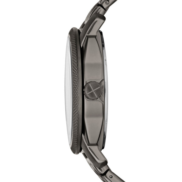Fossil Machine Smoke Grey Steel 42mm Mens Watch FS4774