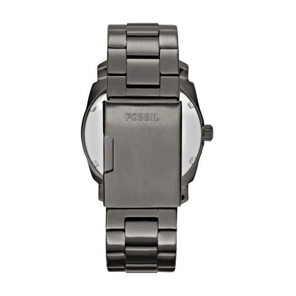 Fossil Machine Smoke Grey Steel 42mm Mens Watch FS4774