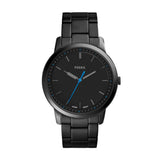 Fossil Minimalist Quartz Black Steel Black Dial 44mm Watch FS5308
