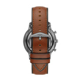 Fossil Neutra Chrono Quartz Brown Leather Gray Dial 44mm Watch FS5512