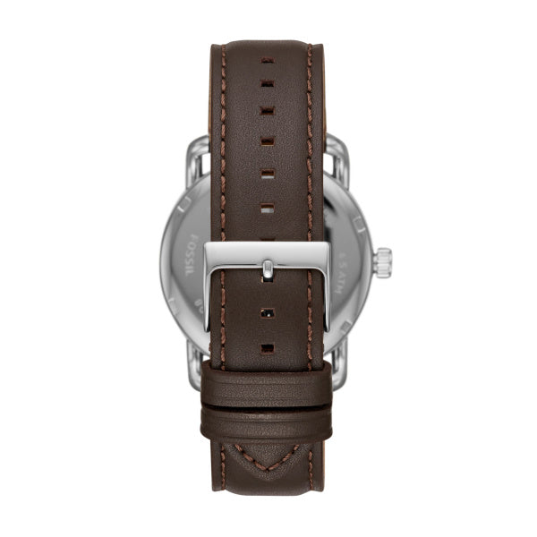 Fossil Copeland Quartz Brown Leather Cream Dial 42mm Watch FS5663