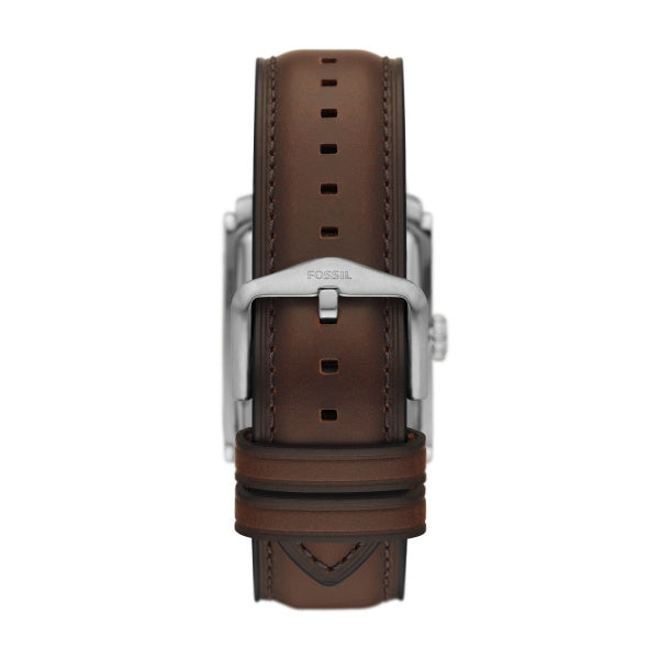 Fossil Carraway Quartz Brown Leather 30mm Watch FS6012