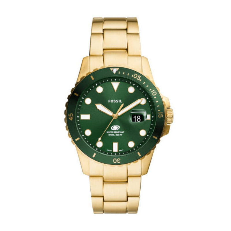 Blue and gold watch mens deals