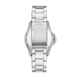 Fossil Blue Black Dial Silver Steel 42mm Watch FS6032