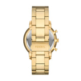 Fossil Neutra Quartz Gold Steel Black Dial 44mm Watch FS6093