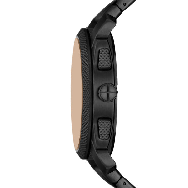 Fossil Machine Black Steel Black Dial 44mm Watch FS6097