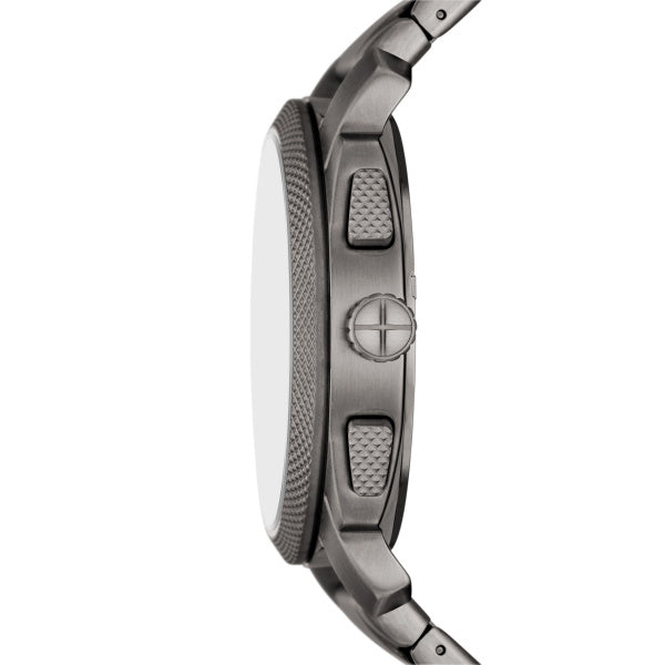 Fossil Machine Gunmetal Steel Black Dial 44mm Watch FS6098