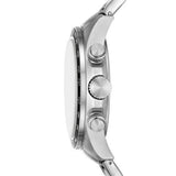 Fossil Autocross Quartz Silver Steel Silver Dial 42mm Watch FS6124
