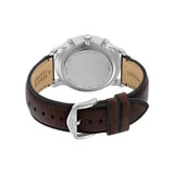 Fossil Neutra Quartz Grey Dial Brown Leather Strap 44mm Watch FS6129