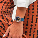 Swatch Blue Away Quartz 34mm Watch SO28K700-S14