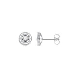 Thomas Sabo Sterling Silver Cubic Zirconia Round Stud Earrings