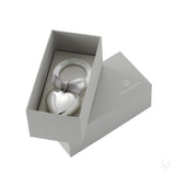 Sterling Silver Baby Heart Rattle