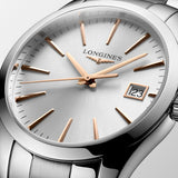 Longines Conquest Classic Quartz Stainless Steel Silver Dial 34mm Watch L23864726