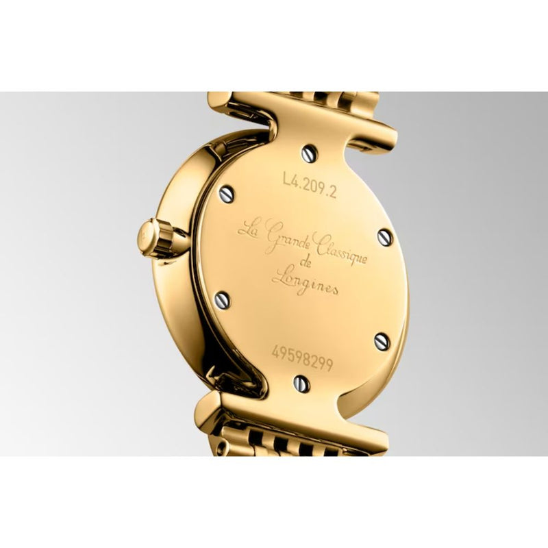 Longines Le Grande Classique Quartz Gold PVD 24mm Ladies Watch L42092118