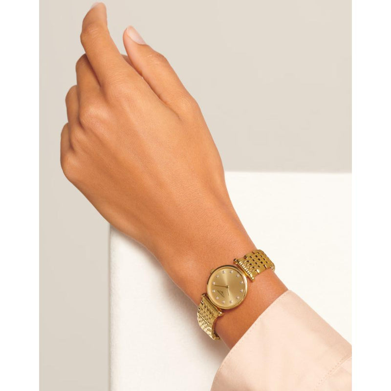 La Grande Classique de Longines Quartz Yellow Gold PVD Steel & Diamond Indexes 24mm Watch L42092378