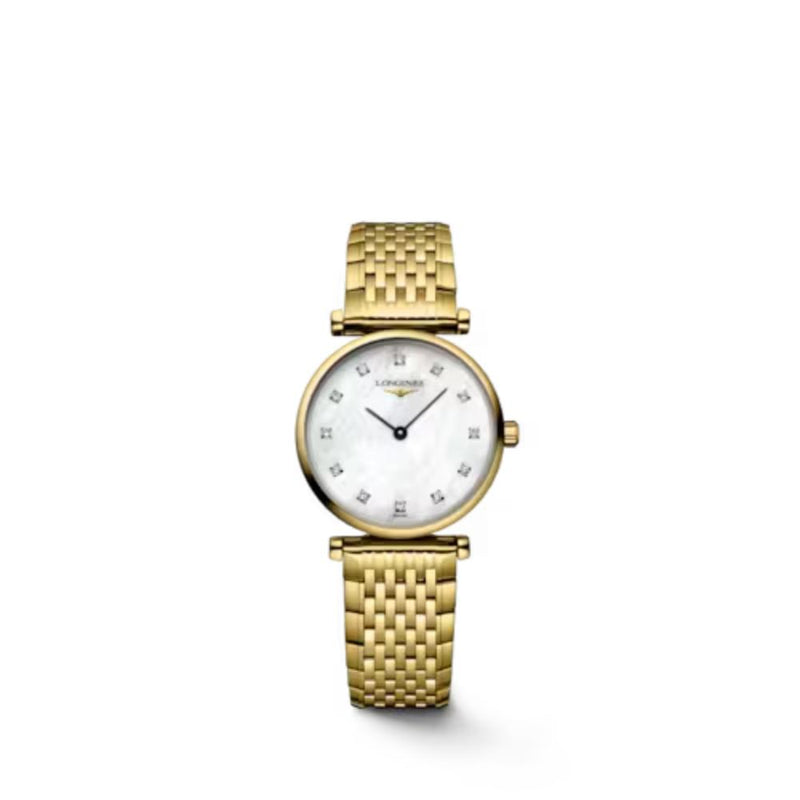 Longines La Grande Classique Quartz Gold Steel 24mm Diamond Ladies Watch L42092878