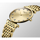 La Grande Classique de Longines Quartz Diamond & Yellow Gold PVD Steel 29mm Watch L45122378