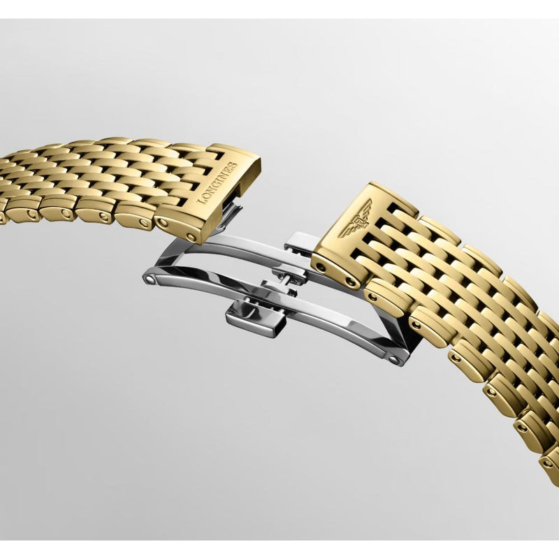 La Grande Classique de Longines Quartz Diamond & Yellow Gold PVD Steel 29mm Watch L45122378