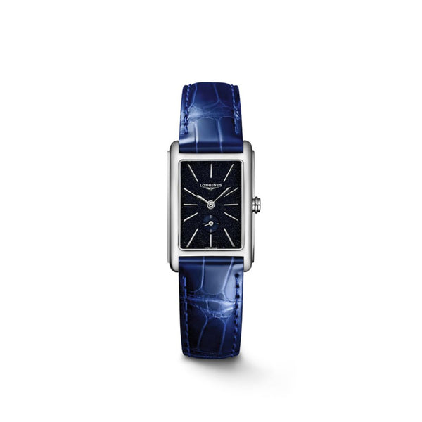 Longines DolceVita Quartz 20.80mm x 32mm Blue Leather Ladies Watch L52554932