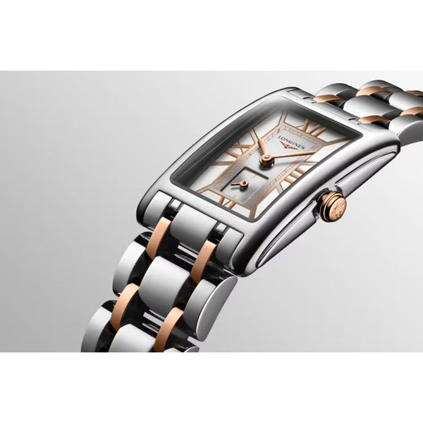 Longines DolceVita Quartz 2 Tone Steel 20.80mm X 32.00mm Ladies Watch  L52555757