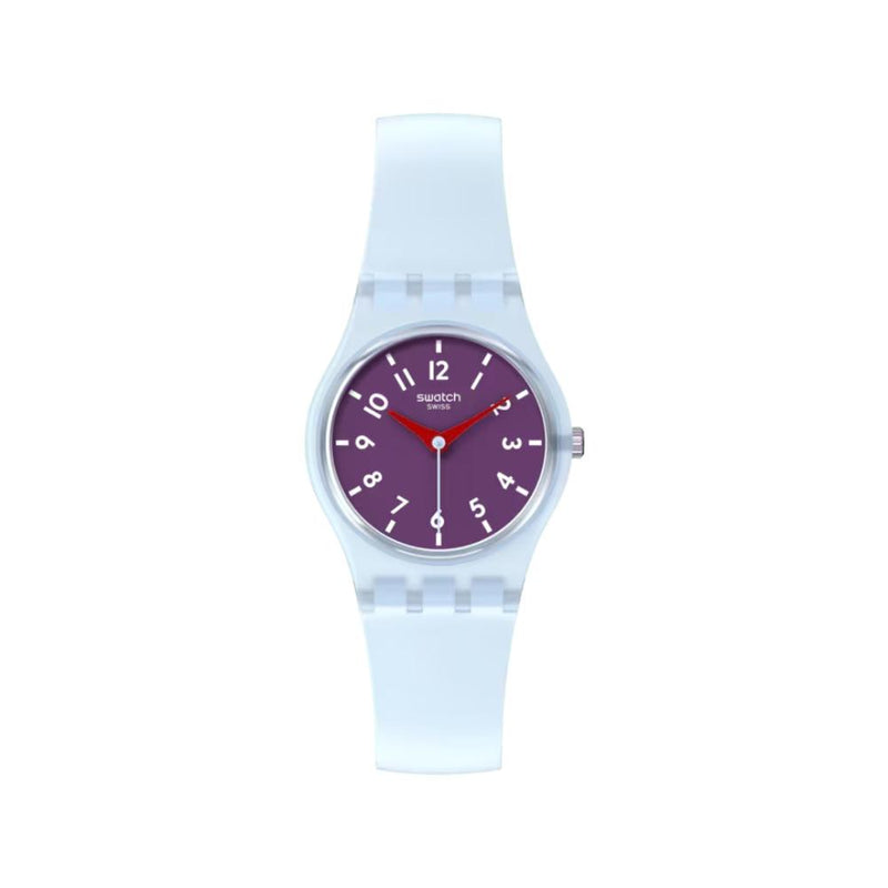 Swatch Powder Plum Quartz 25mm Watch LL126