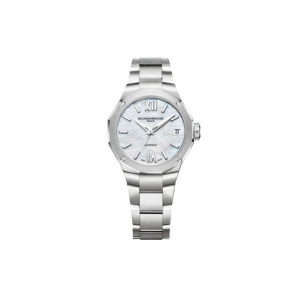 Baume et Mercier Riviera 10676 Automatic 33mm Diamond Ladies Watch M0A10676