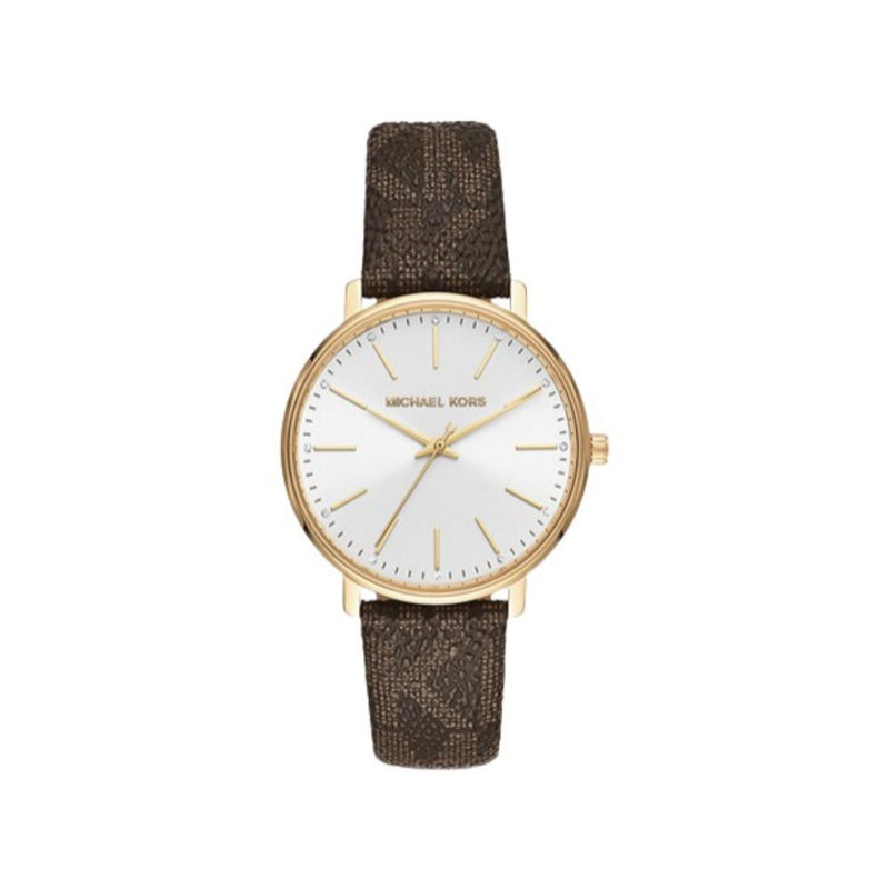 Michael Kors Pyper Logo and Gold Tone 38mm Ladies Watch MK2857