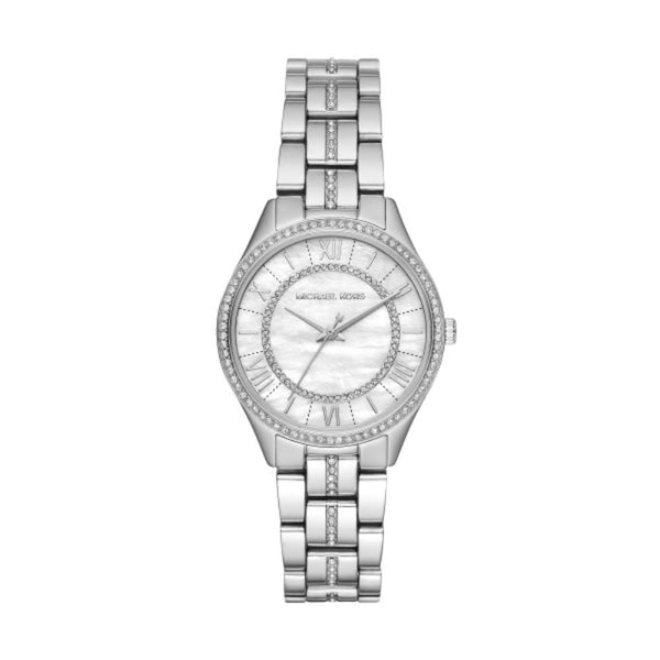 Michael Kors Lauryn Quartz Steel Mother of Pearl Dial 33mm Ladies Watch MK3900