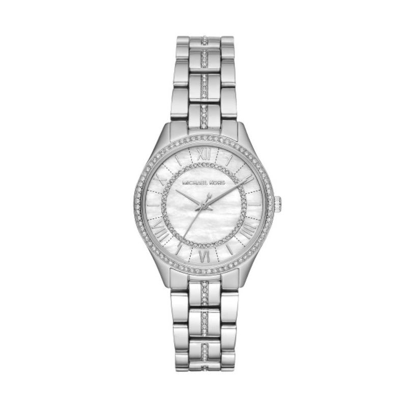 Michael Kors Lauryn Quartz Steel Mother of Pearl Dial 33mm Ladies Watch MK3900