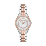 Michael Kors Lauryn Two-Tone Steel White Dial 33mm Ladies Watch MK3979