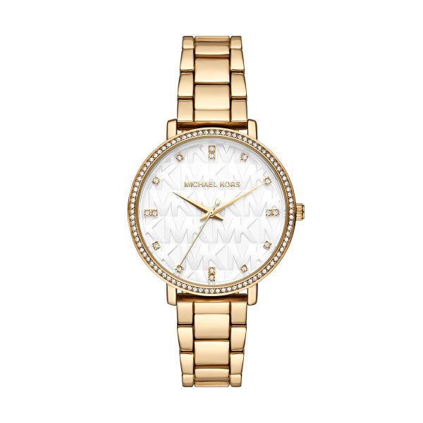 Michael Kors Pyper Quartz Gold Tone 38mm Ladies Watch MK4666