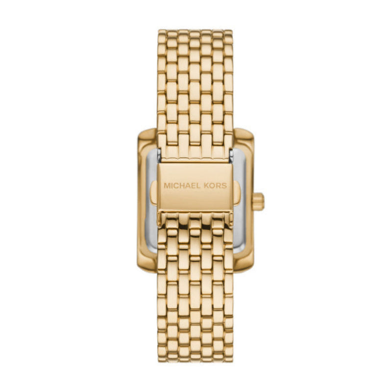 Michael Kors Petite Emery Gold Tone Steel White Dial 27mm Watch MK4826