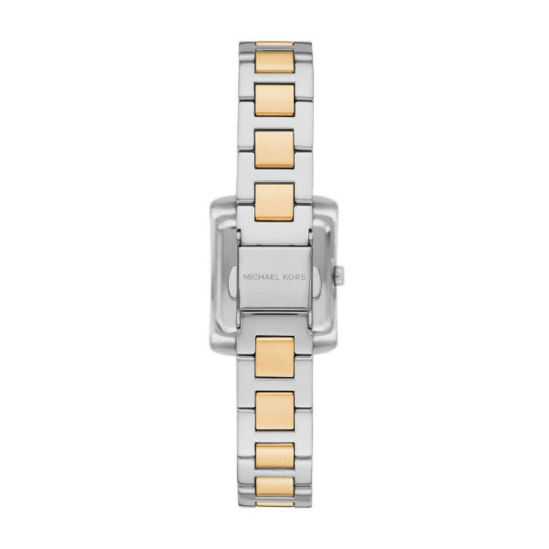 Michael Kors Petite Emery Two Tone Steel Mother of Pearl Dial 22mm Watch MK4882