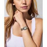 Michael Kors Petite Emery Two Tone Steel Mother of Pearl Dial 22mm Watch MK4882