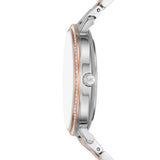 Michael Kors Pyper Quartz Two Tone Steel White Dial 38mm Watch MK4920