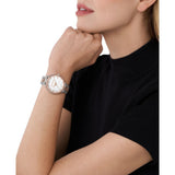 Michael Kors Pyper Quartz Two Tone Steel White Dial 38mm Watch MK4920