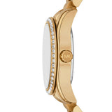 Michael Kors Lexington Quartz Gold Steel Green Dial 33mm Watch MK4924