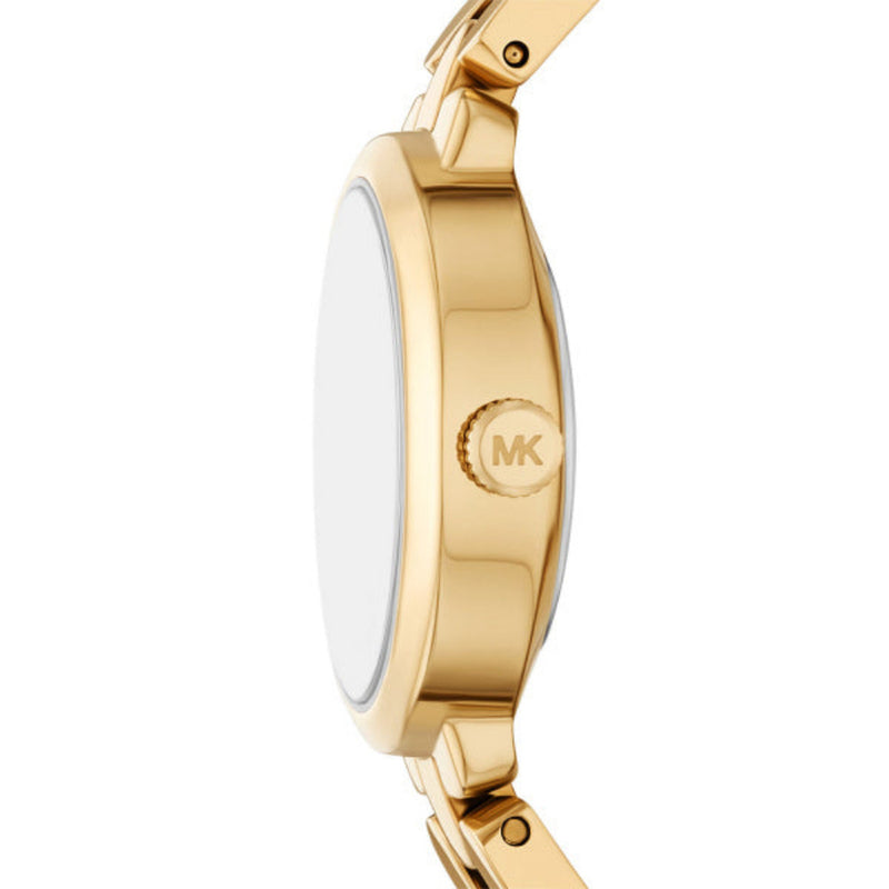 Michael Kors Maude Quartz Gold Tone Steel Gold Dial 20.50mm x 25.50mm Watch MK4955