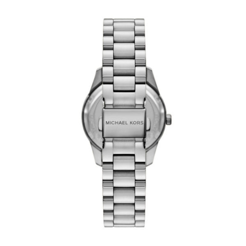 Michael Kors Lexington Quartz Silver Steel White Dial 33mm Ladies Watch MK4979