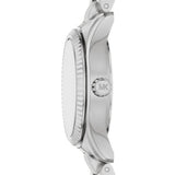 Michael Kors Lexington Quartz Silver Steel Pink Dial 26mm Watch MK4996