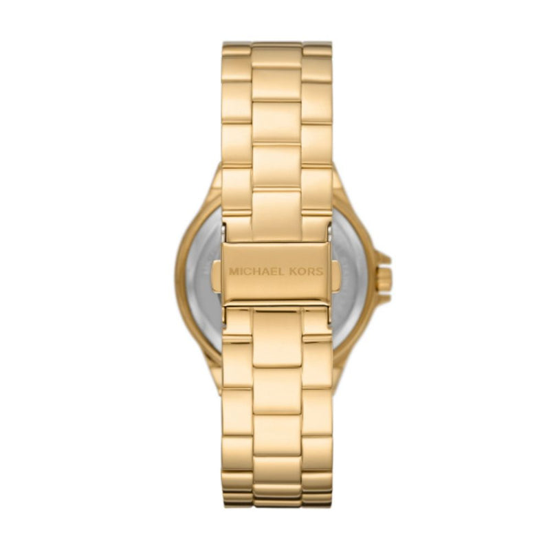 Michael Kors Lennox Pavé Quartz Logo Gold-Tone Logo 37mm Ladies Watch MK7229