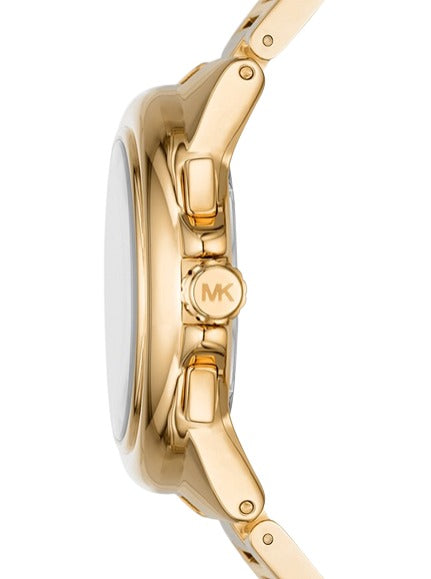 Michael Kors Camille Quartz Gold-Tone Steel 45mm Watch MK7270
