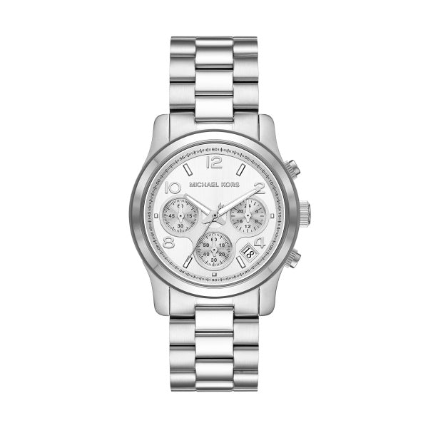 Michael Kors Runway Silver Tone 38mm Watch MK7325