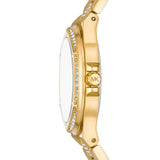 Michael Kors Lennon Quartz Gold Tone White Dial 37mm Ladies Watch MK7361
