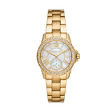 Michael Kors Everest Quartz Gold Steel 33mm Ladies Watch MK7363