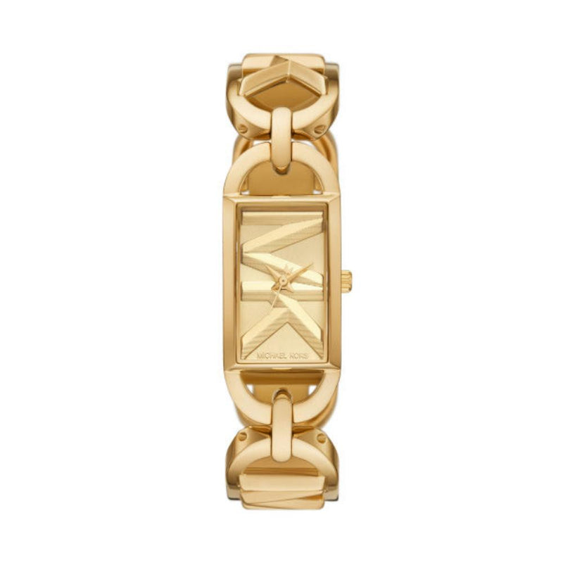 Michael Kors Quartz Mini Empire Gold Tone Steel 30mm Watch MK7406