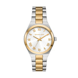 Michael Kors Lennox Pavé Two Tone Gold Tone 37mm Ladies Watch MK7464
